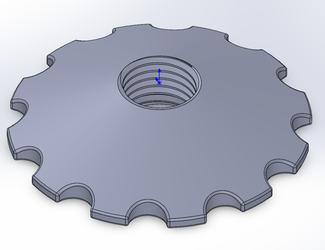 3D модель Держатель зажимной катушки филамента