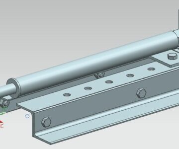 Чертеж Упор зажимной