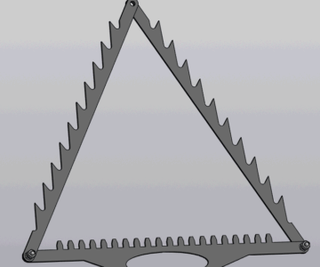 3D модель Донная коса 520х493