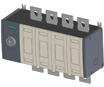 Чертеж Низковольтный выключатель-разъединитель Siemens