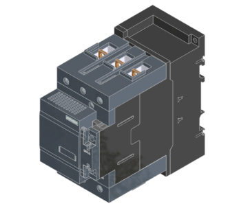 3D модель Контактор-конденсатора Siemens SIRIUS 3RT