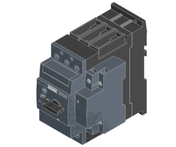 3D модель Автоматический выключатель защиты двигателя Siemens 3RV21314PA10