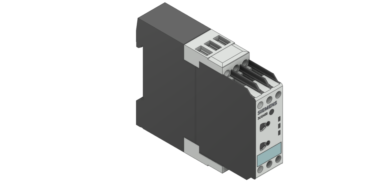 3D модель Реле контроля изоляции серии SIRIUS 3UG45811AW30 от Siemens