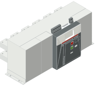 3D модель Автоматический воздушный выключатель ABB Emax3 E6.3X A_MS 5000 3p FHR