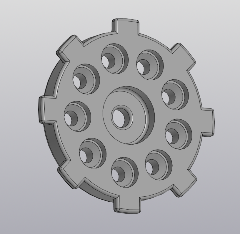 3D модель Адаптер "Мельницы" для АПС