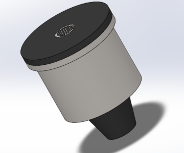 3D модель Сайлентблок задней балки AAMRE1004 для Renault