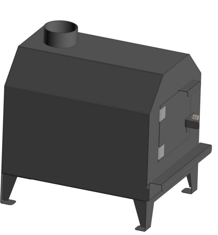 3D модель Буржуйка (3d модель, чертежи)