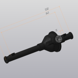 3D модель Передний мост УаЗ - 469