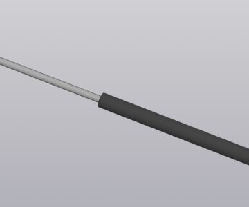 Чертеж Газовый упор Нива