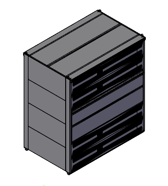 3D модель Кожух для трансформатора Siemens 2000 (2500) кВА Cu
