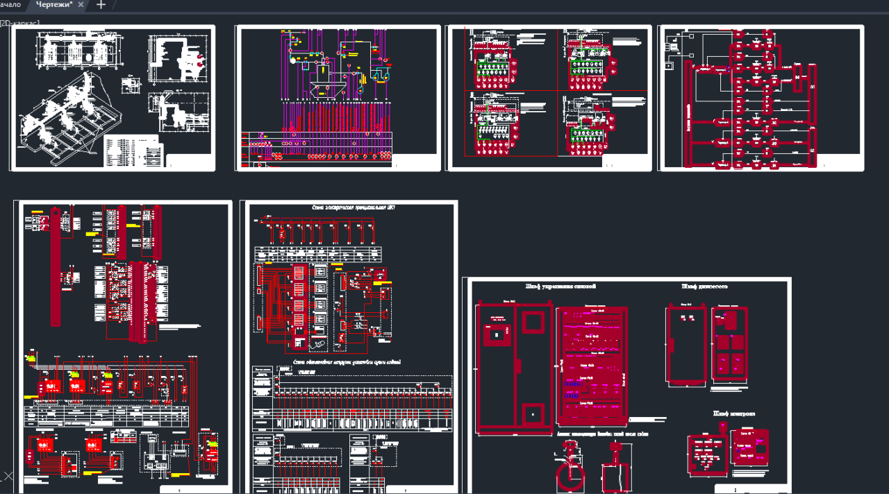 Чертеж Комплексная автоматизация технологического процесса на предприятии ПАО «НЛМК»