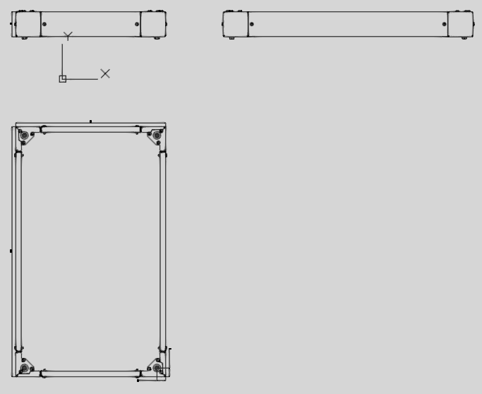 Чертеж Аксессуары к шкафам Linea F,N,O,S,W