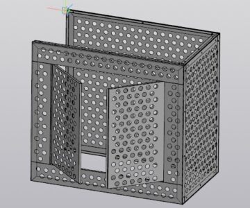 3D модель Решетка-коробка для кондиционеров РК-1