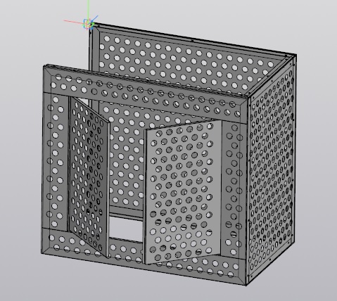 3D модель Решетка-коробка для кондиционеров РК-1