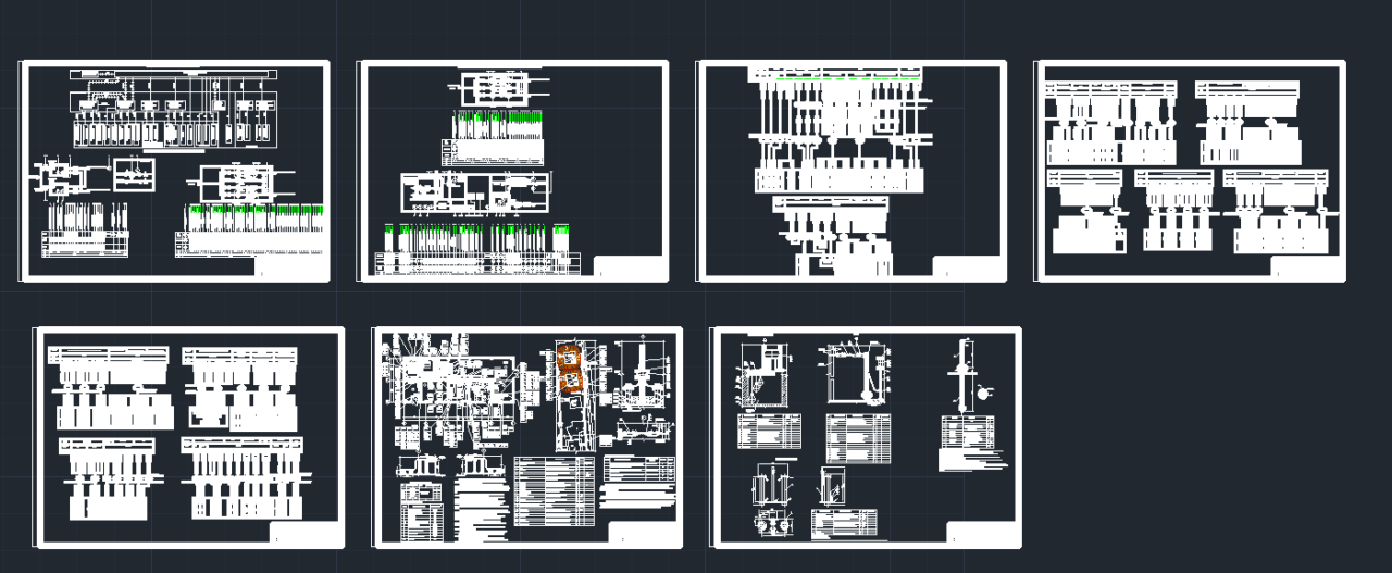Чертеж Автоматизированные системы управления технологическими процессами насосной станции
