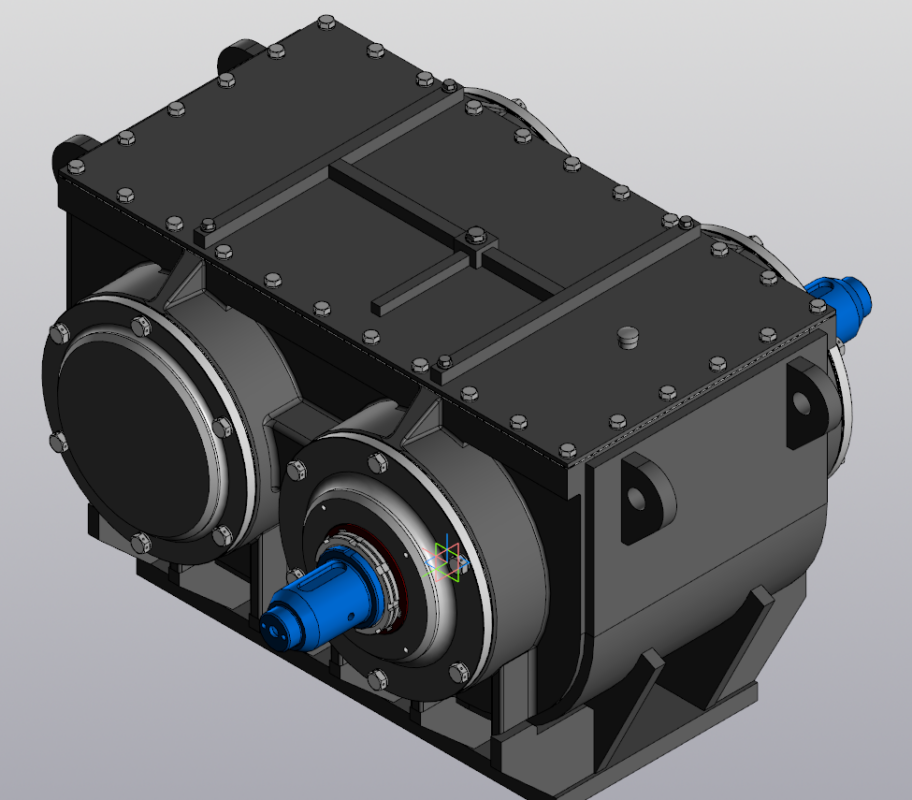 3D модель Вибромашина для агломерационного грохота.
