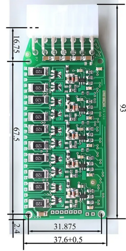 3D модель Корпус платы балансира литий-титаната