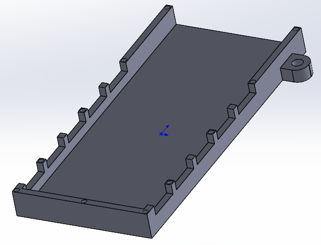 3D модель Корпус платы балансира литий-титаната