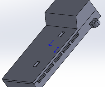 3D модель Корпус платы балансира литий-титаната