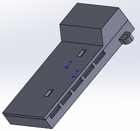 3D модель Корпус платы балансира литий-титаната