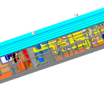 3D модель Блок подготовки топливного газа БПТГ-3000