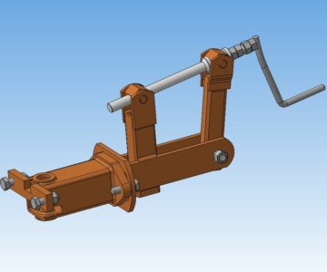 3D модель Сцепка мотоблока МТЗ 09