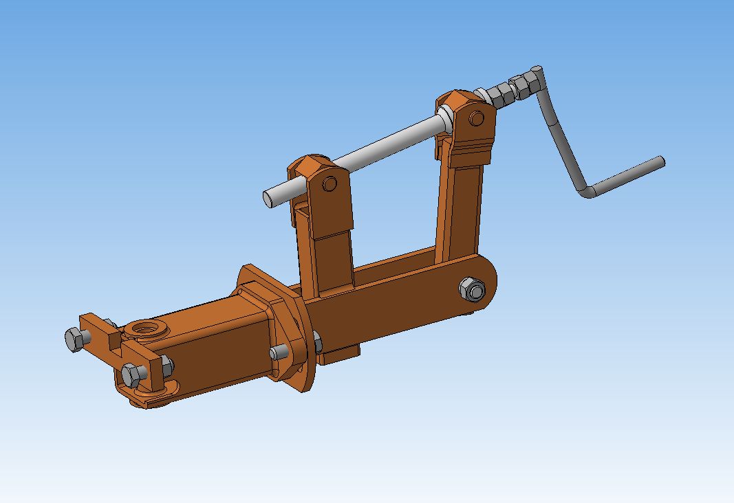 3D модель Сцепка мотоблока МТЗ 09