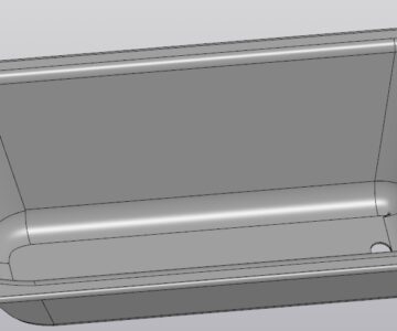 3D модель Ванна Чугунная 170x70 Jacob Delafon Soissons E2921-00