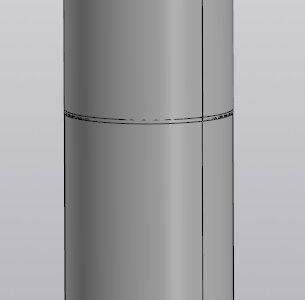 Чертеж Котёл паровой 1500 тонны