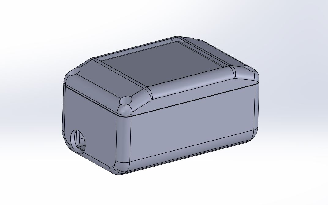 3D модель Корпус силового модуля для преобразователя постоянного тока XY-3606 с 12 В в 5 В