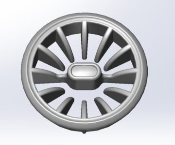 3D модель Дефлектор AMG на ВАЗ