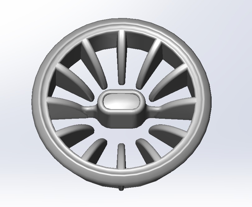 3D модель Дефлектор AMG на ВАЗ
