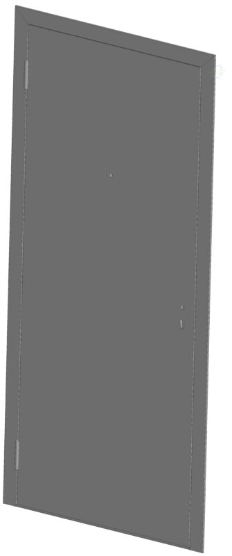 3D модель Дверь входная под проём 2065 х 873