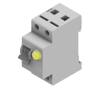 3D модель Дифференциальный автомат-выключатель Eaton PFL6-16/1N/C/003