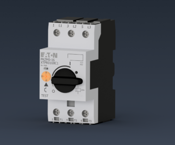 3D модель Автоматический выключатель защиты двигателя EATON PKZM0-16 XTPR016DC1