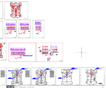 Чертеж Проект электрика 5 этажного дома