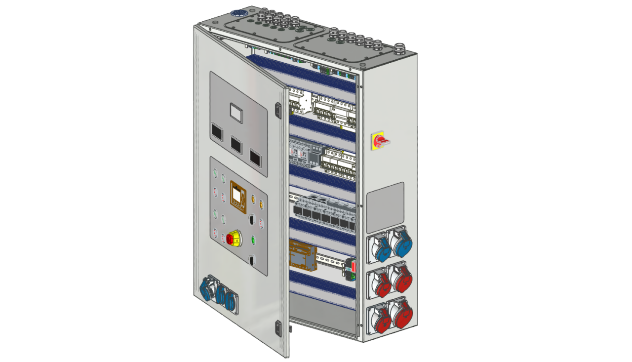 3D модель Электрощит для организации работы цеха
