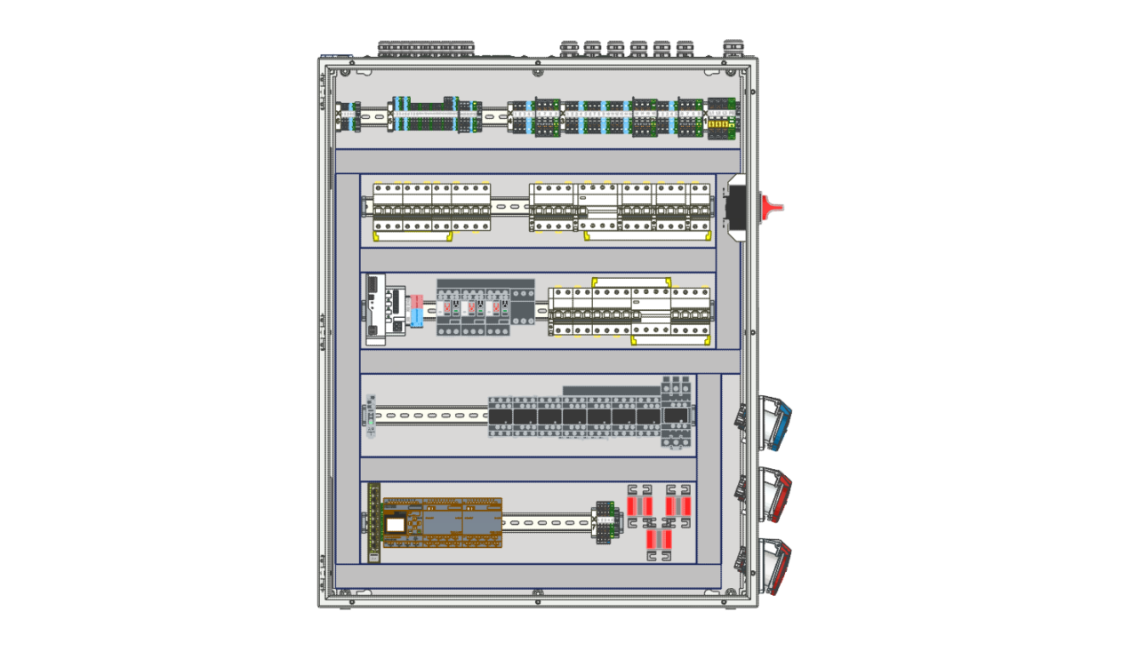 3D модель Электрощит для организации работы цеха