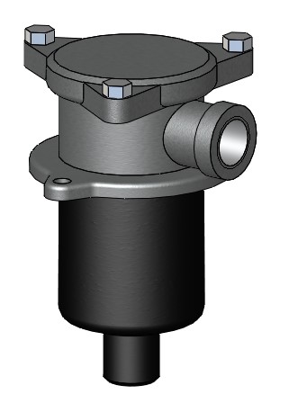 3D модель Модель сливного фильтра OMTF091C25NA