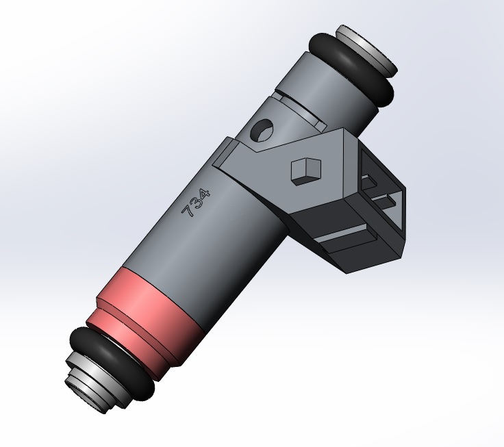 Чертеж Форсунка ВАЗ 8кл 2110 ,Kalina ,Priora Granta ВИЭ 734