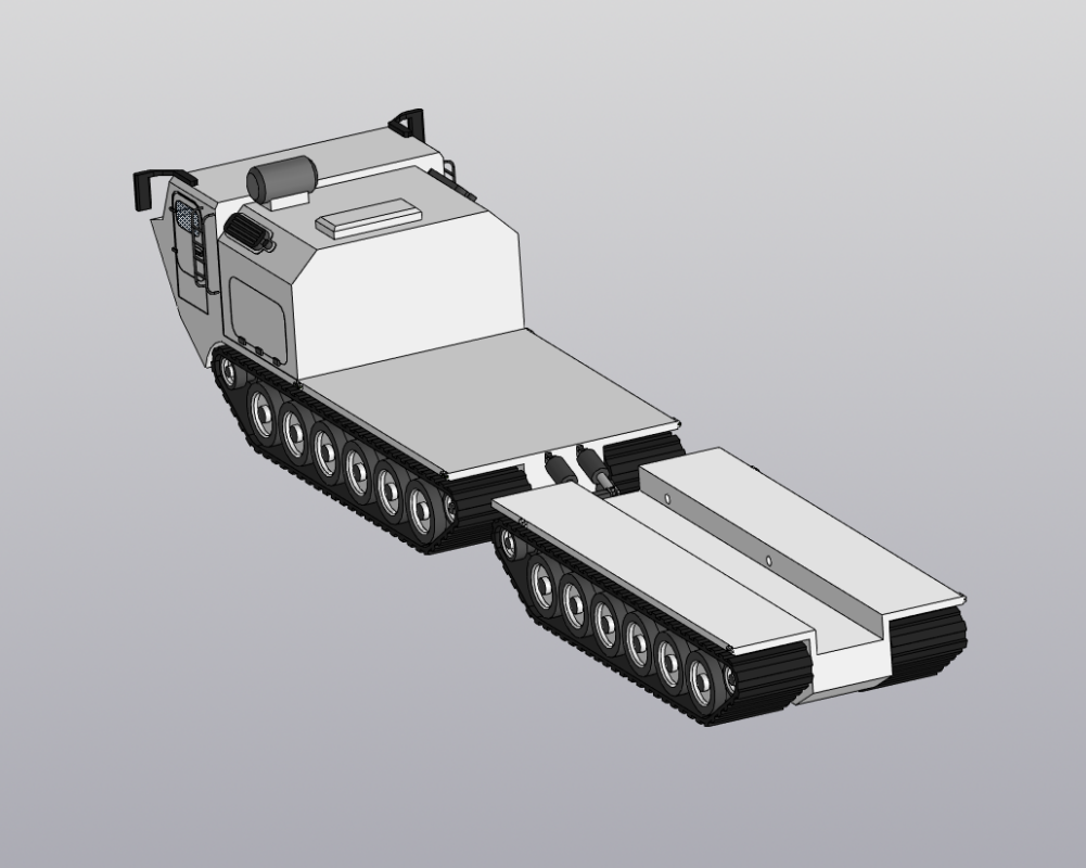 3D модель Вездеход ДТ-30 "Витязь"