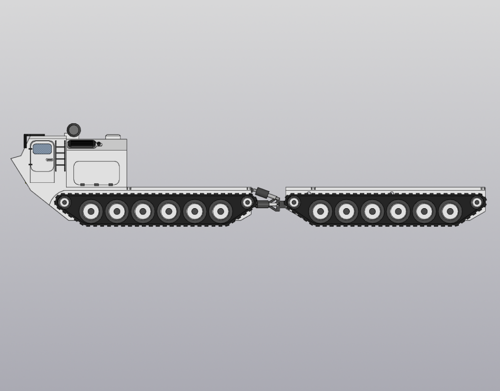 3D модель Вездеход ДТ-30 "Витязь"