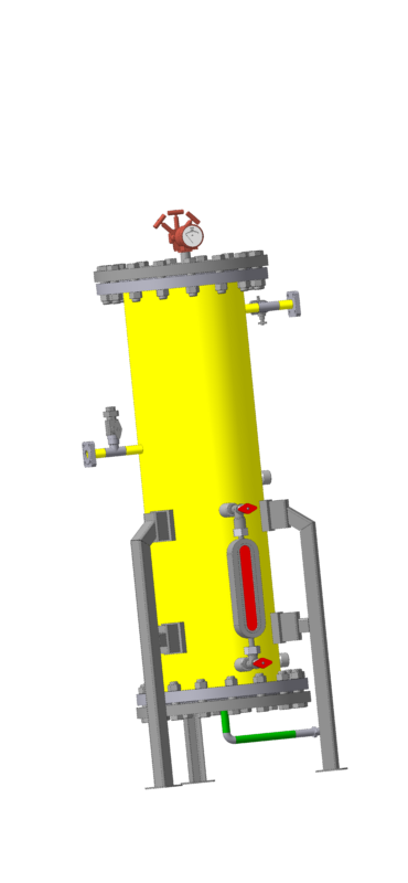 3D модель Фильтр-сепаратор ФС-400 для ПНГ