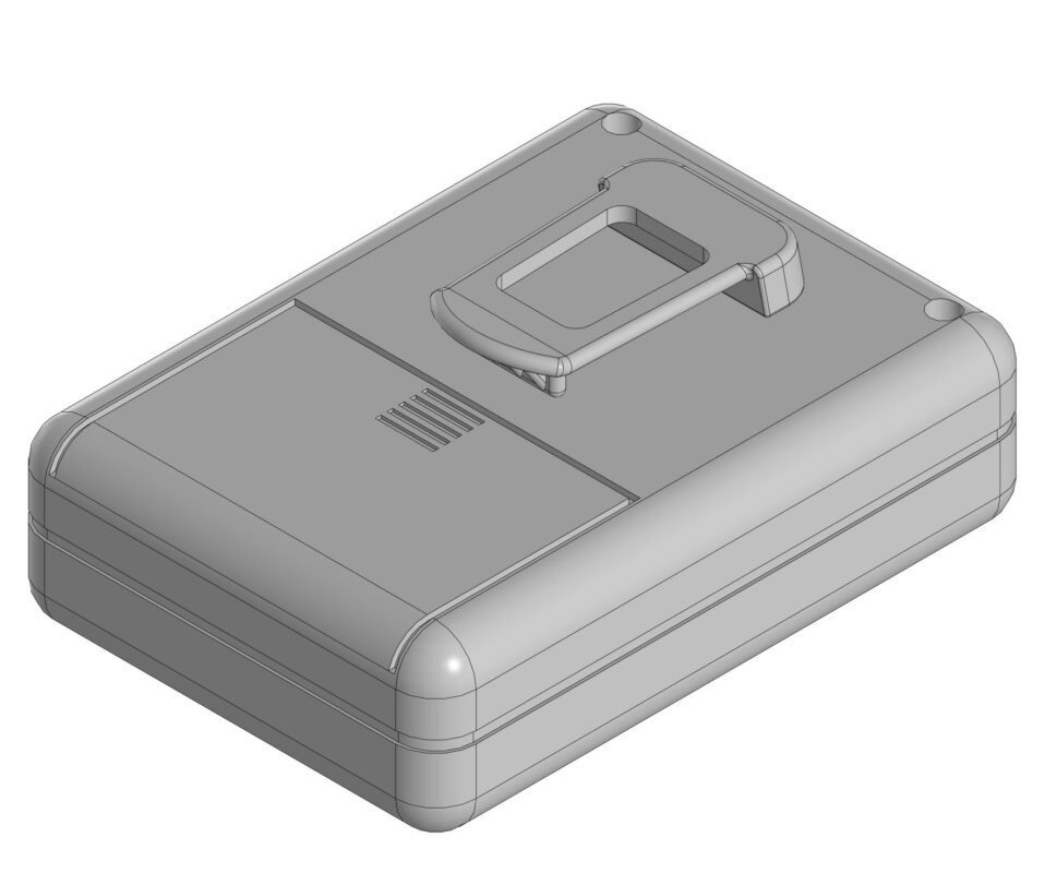 3D модель Портативные пластиковые корпуса Gainta G909 CLIP