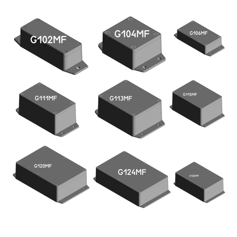 3D модель Влагозащищенные алюминиевые корпуса с фланцами Gainta серии G1xxMF