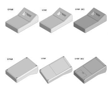 3D модель Приборные корпуса с окном для индикатора Gainta G11xx (BC)