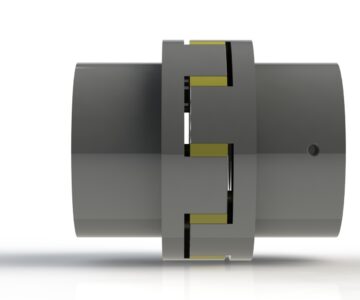 3D модель Муфта кулачковая GE125-1a-110 (12500Нм)