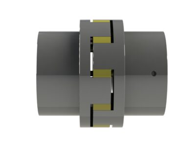 3D модель Муфта кулачковая GE160-1a-120 (19200Нм)