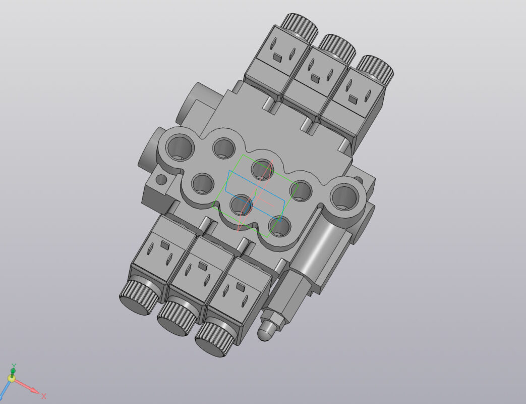 3D модель Гидрораспределитель 03Z50 AAA ES3 24VDC G