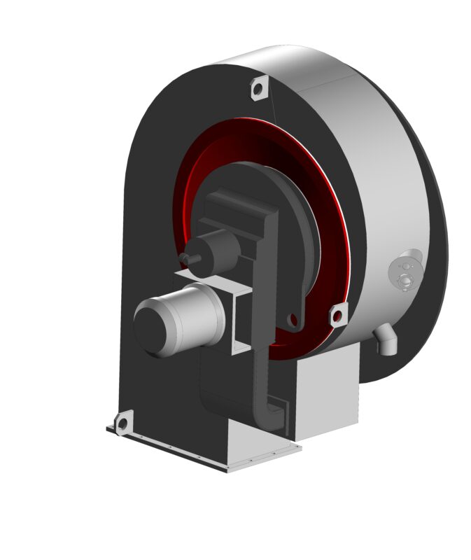 3D модель Горелка газомазутная РГМГ-4